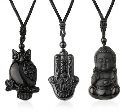 Inner Alignment Necklaces | Obsidian