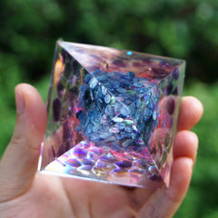 Tree of Life Pyramid | Kyanite Quartz