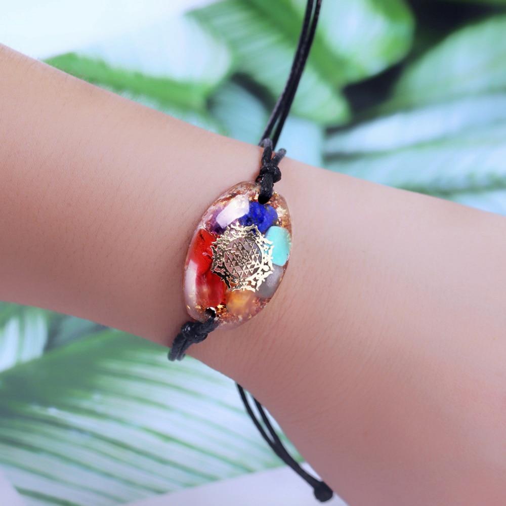 7 Chakra Blancing Energy Orgone Bracelet - SpiritCenter
