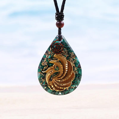 Flight Of The Phoenix Pendant | Malachite