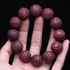 Ancient Scripts | Wooden Bracelet