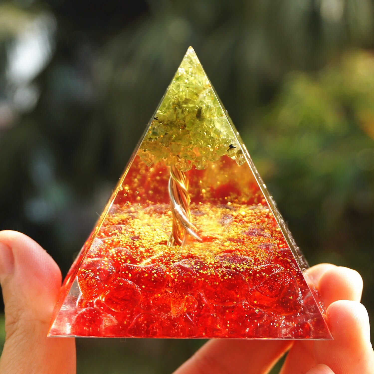 Red Tree of Life Pyramid | Vivid Dreams