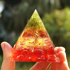 Red Tree of Life Pyramid | Vivid Dreams