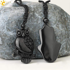 Inner Alignment Necklaces | Obsidian