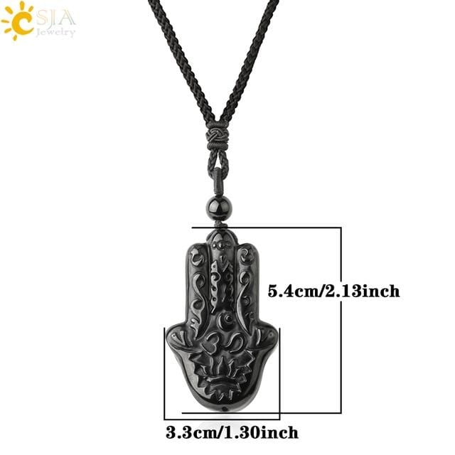 Inner Alignment Necklaces | Obsidian