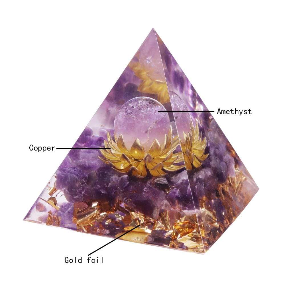 The Lotus Path | Rose Quartz Pyramid