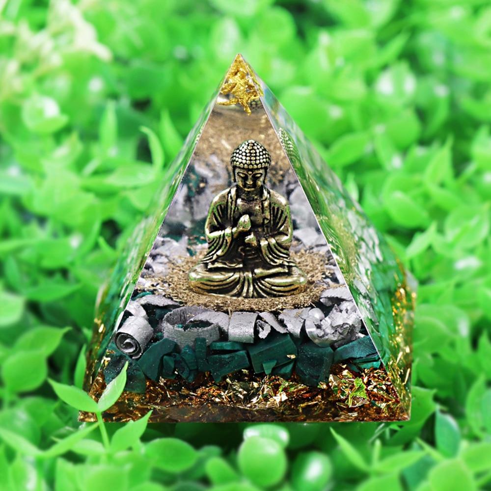Activated Buddha Pyramid | Malachite