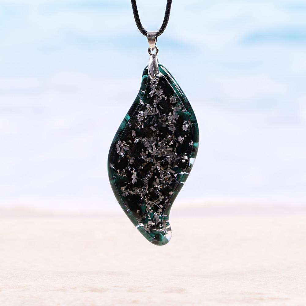 Tree Of Abundance Necklace | Malachite & Obsidian